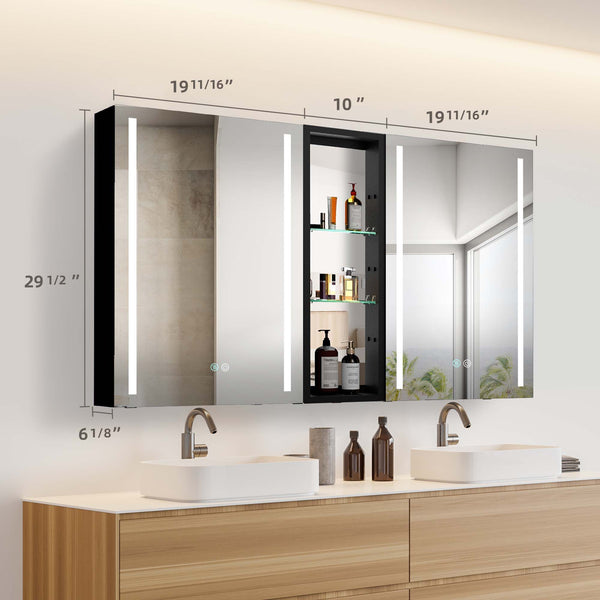 bathroom sliding mirror cabinet